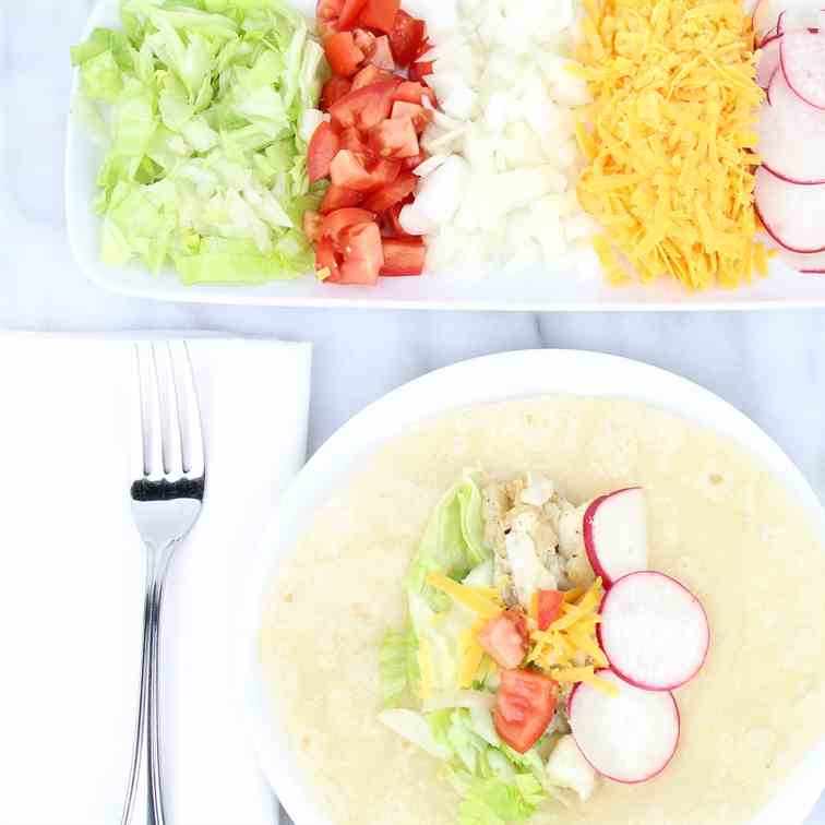 Fish Tacos with Fresh Guacamole