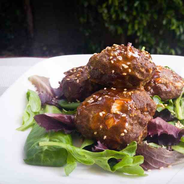 Kimchi Beef Patties