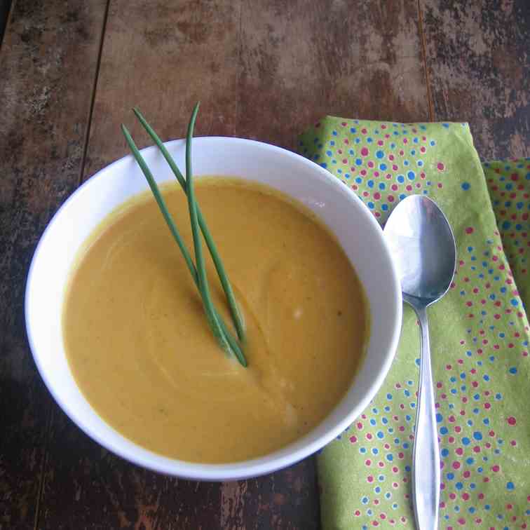 Butternut Squash Soup with Coconut Milk