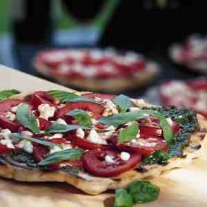 Tomato Feta Pizza