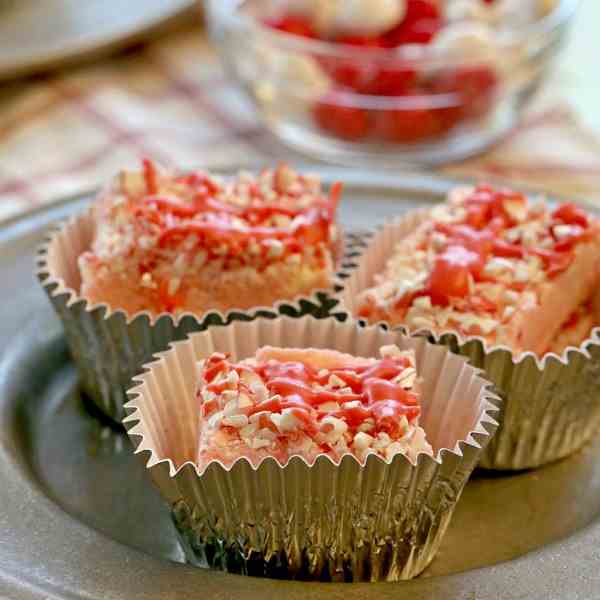 White Chocolate Peppermint Fudge