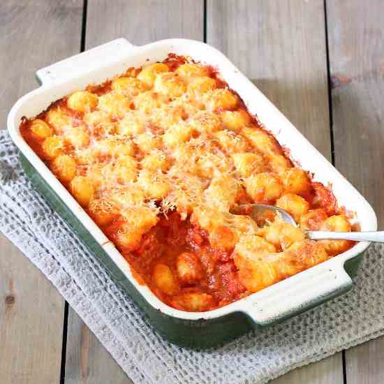 Sausage - Gnocchi Casserole (One-Pot)