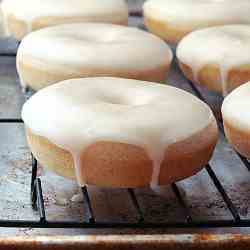 Glazed Cinnamon Doughnuts