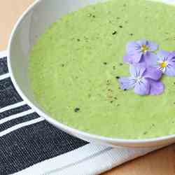 Raw Cucumber Wasabi Soup