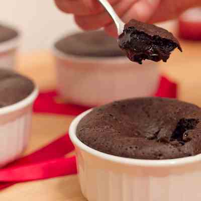 Nutella Chocolate Soufflés