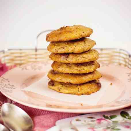 Peanut butter banana cookies