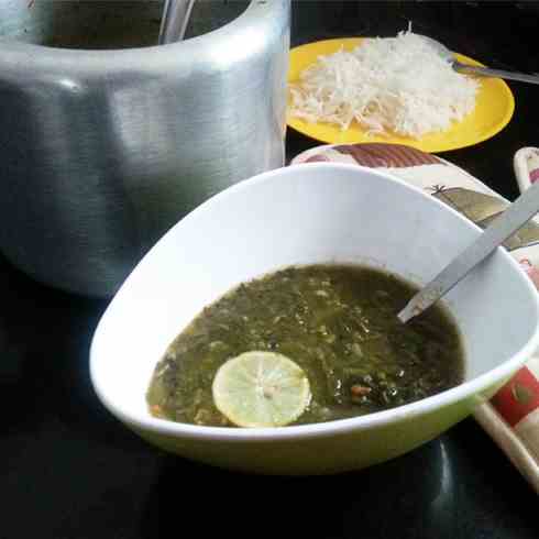 Spinach with Lentils