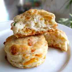 Cheddar Scallion Biscuits