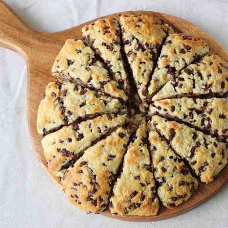 Chocolate Chip Buttermilk Scones