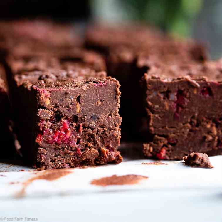 Chocolate Raspberry Freezer Fudge