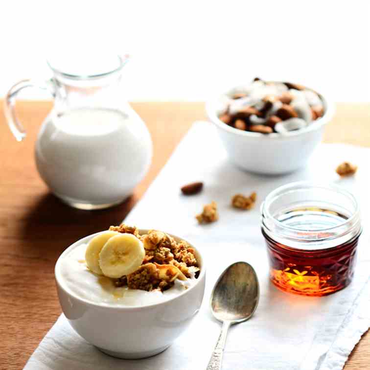 Healthy Maple-Nut Granola