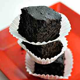 Zucchini Fudge Cake Brownies