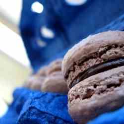 Chocolate Bacon Macarons