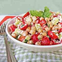 Mediterranean Chickpea Salad