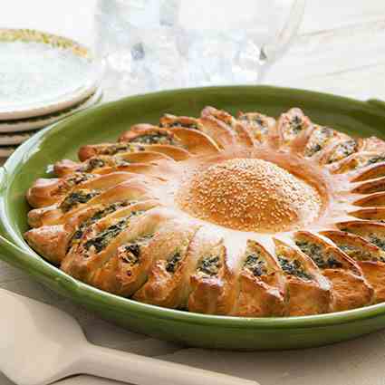 Sunflower Spinach Pie