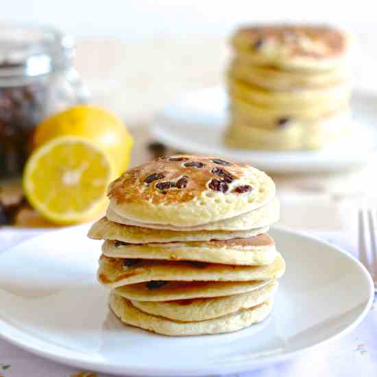 Lemon and Raisin Pancake