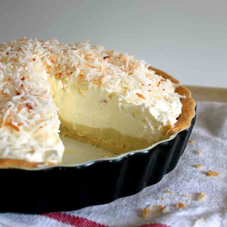 Coconut cream pie