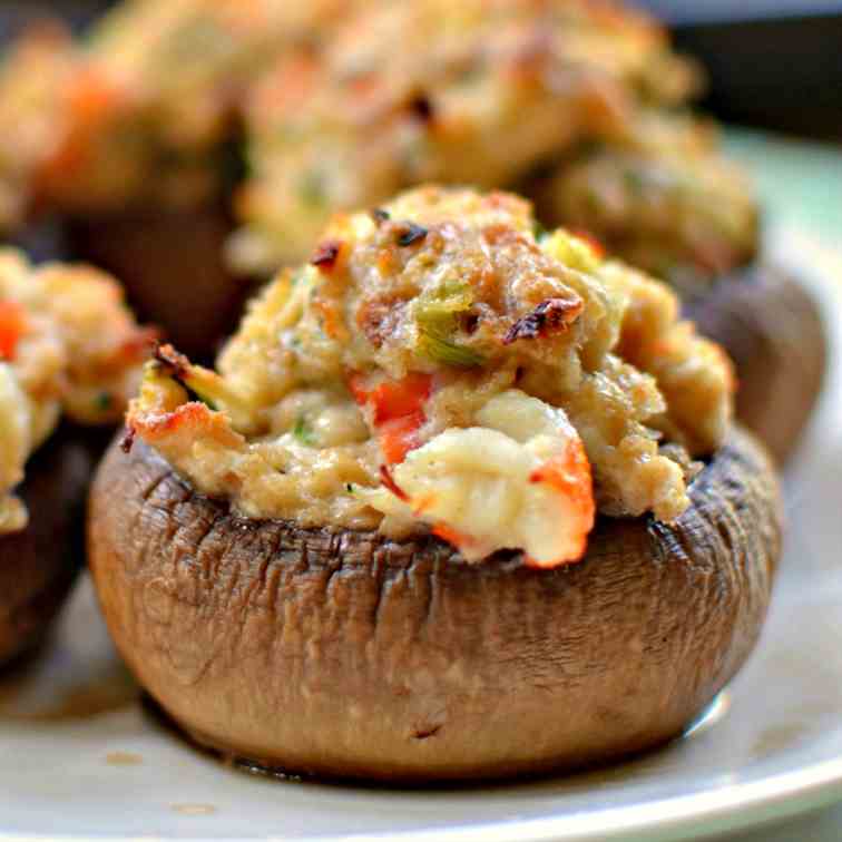 Crab Stuffed Mushrooms