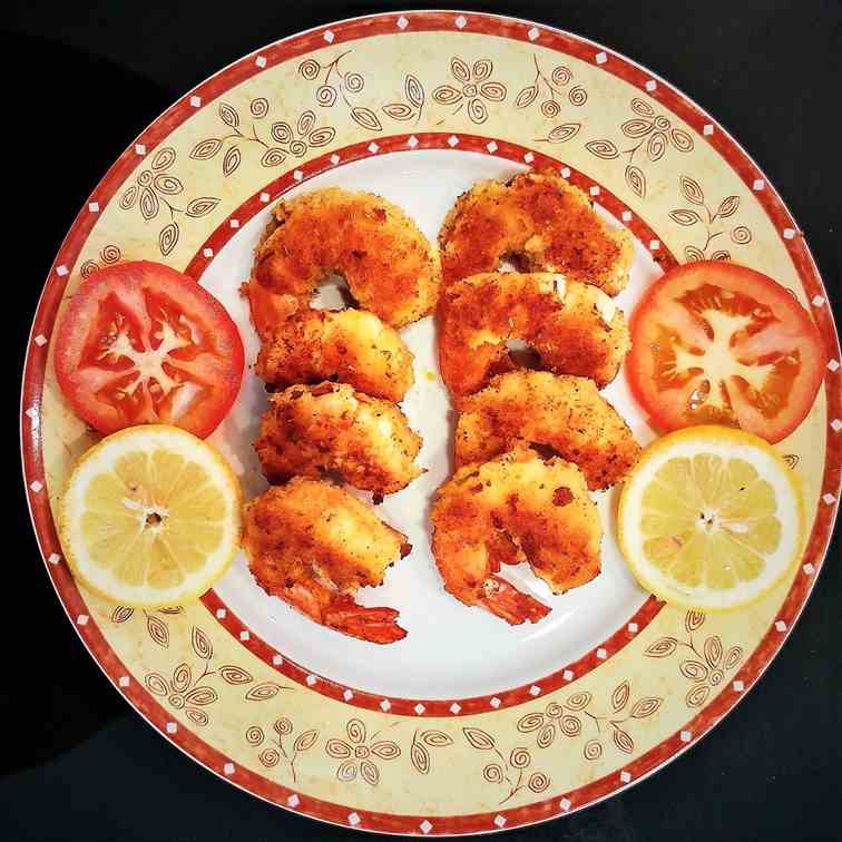 Breaded prawns