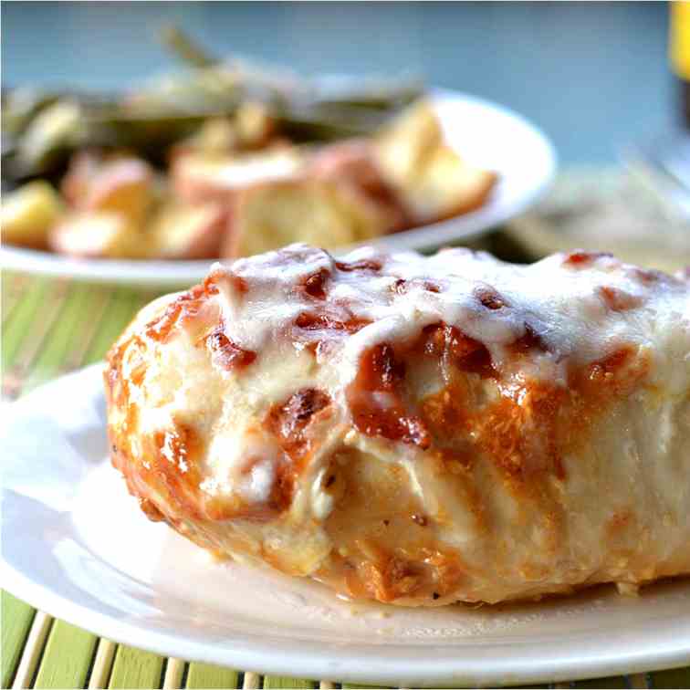 Cheesy Honey Mustard Chicken