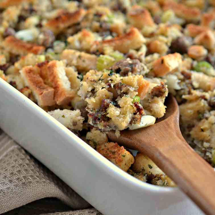 Sausage Stuffing With Fresh Herbs