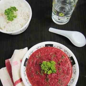 Beetroot Pachadi