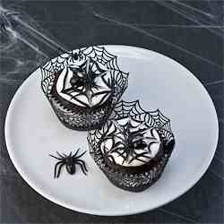 Extra Spooky Chocolate Halloween Cupcakes