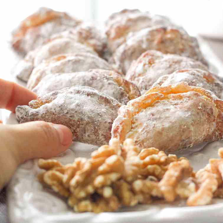 Ghotab Almond and Walnut Pastry