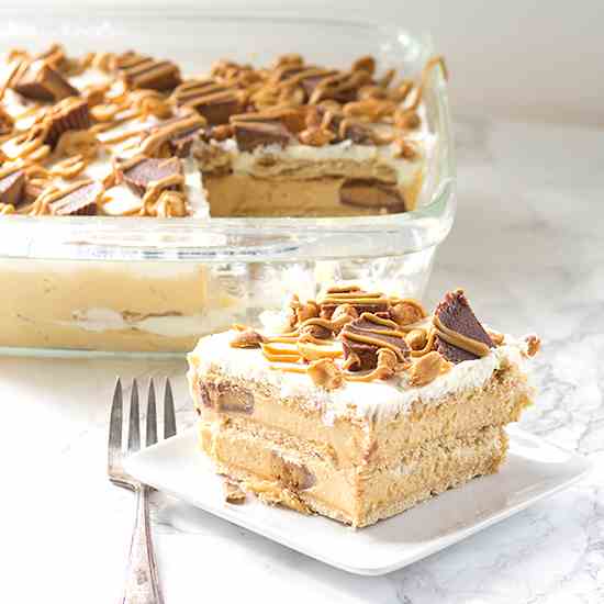 Peanut Butter Ice Box Cake