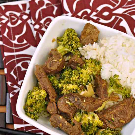 Slow Cooker Beef - Broccoli 