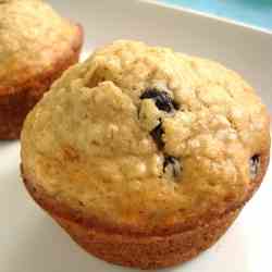 Oatmeal-brown sugar muffins