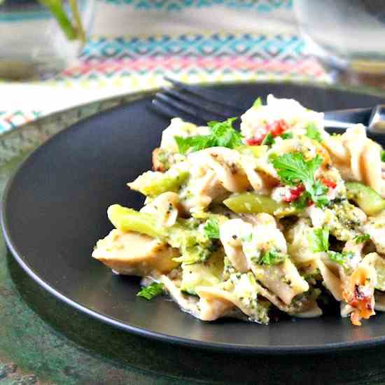 Lightened-Up Chicken Vegetable Casserole