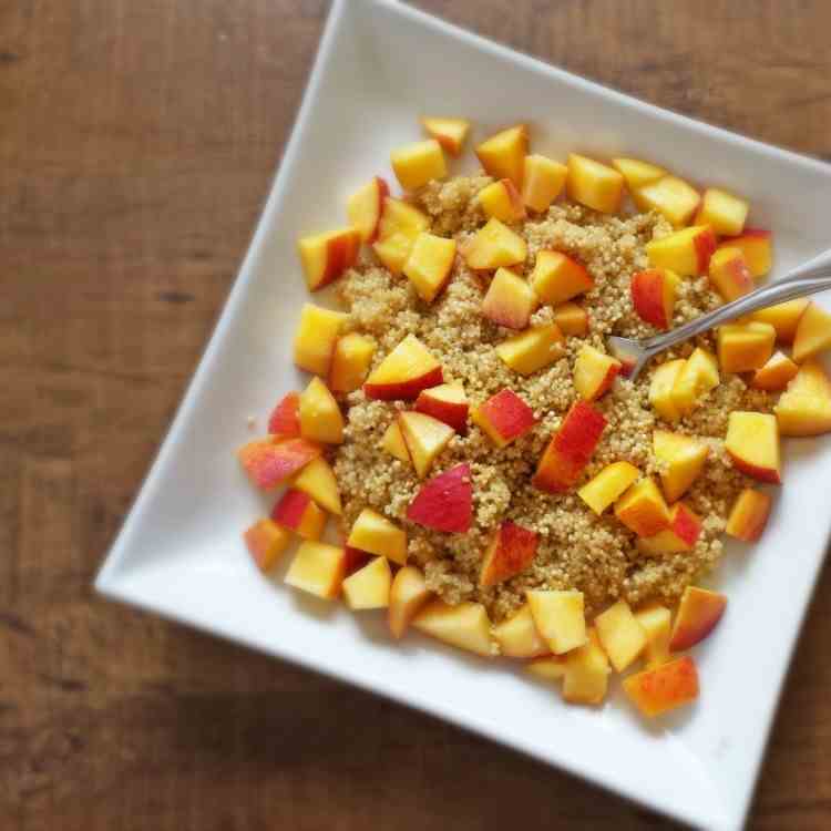 Summer Peach Quinoa