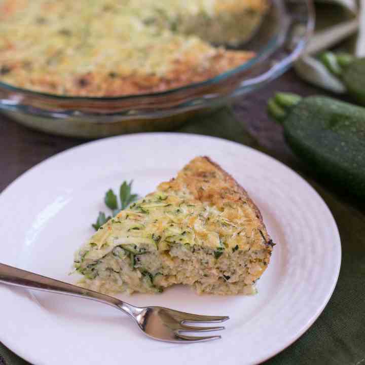 Easy Crustless Zucchini Quiche