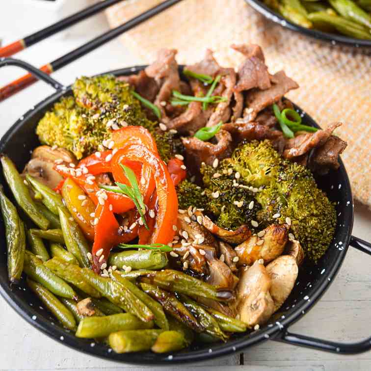 Easy Sheet Pan Beef Teriyaki