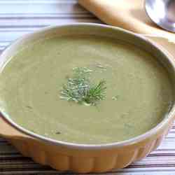 Creamy Asparagus and Fennel Soup