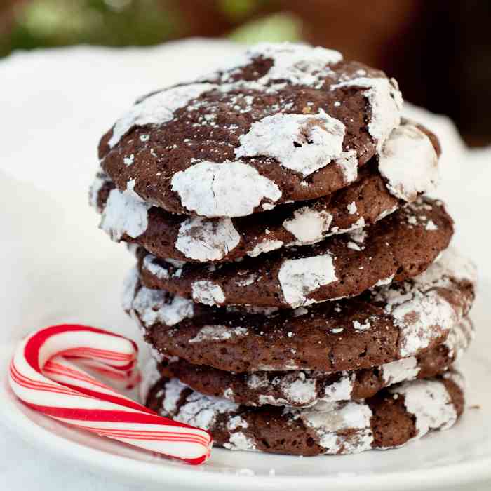 Peppermint Crinkle Cookie