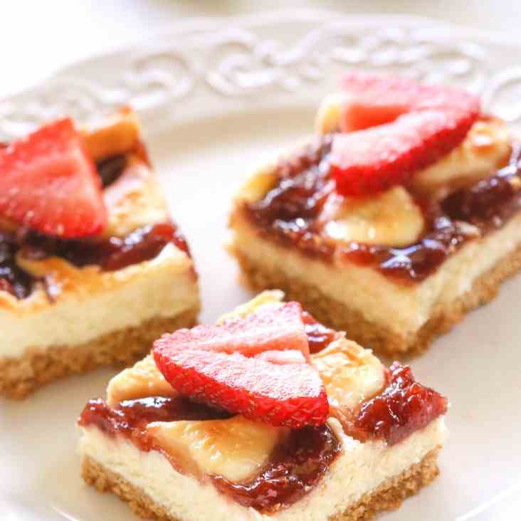 Strawberry Cheesecake Bars