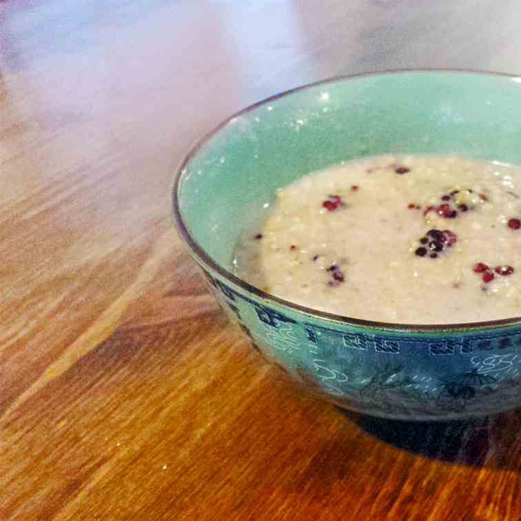 25-min Steel Cut Oats in a Pressure Cooker