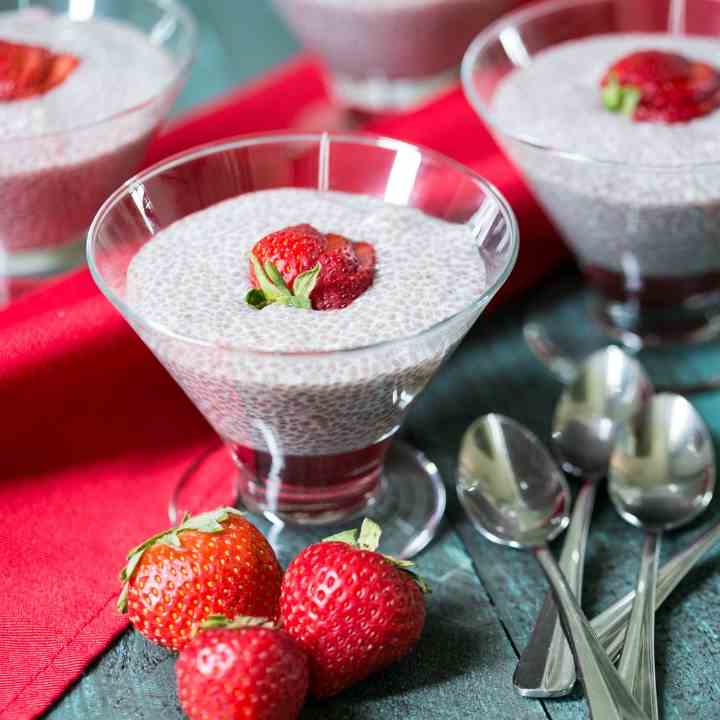 Strawberry Chia Pudding