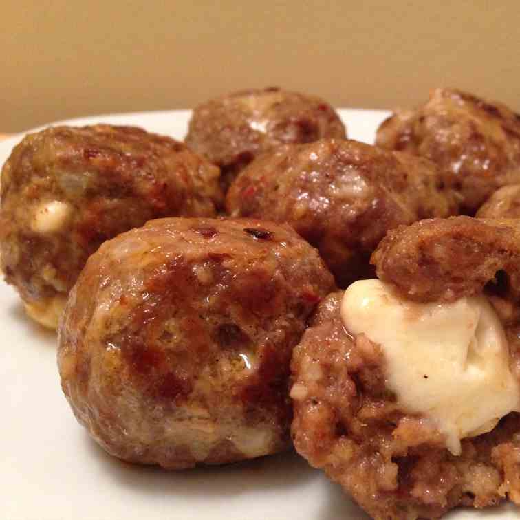 Cheese Stuffed Meatballs