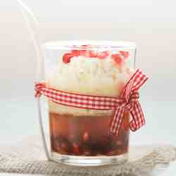 Pomegranates Trifle