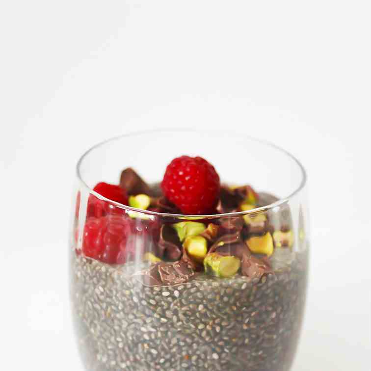 Raspberry Chia Seed Pudding