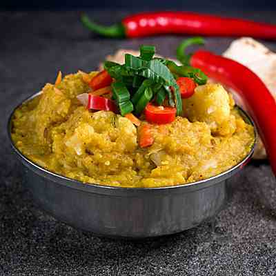 Vegan Indian Cauliflower Mash