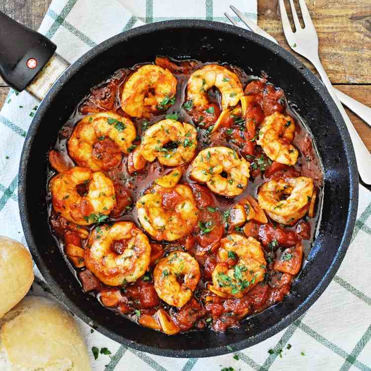 Spicy Garlic Paprika Shrimp 