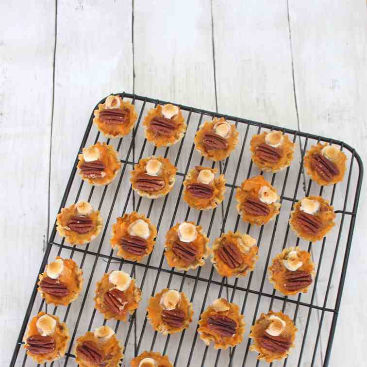 Phyllo Shells Sweet Potato Bites