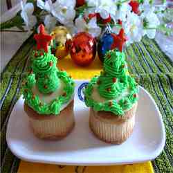 Egg less Pineapple Cupcake