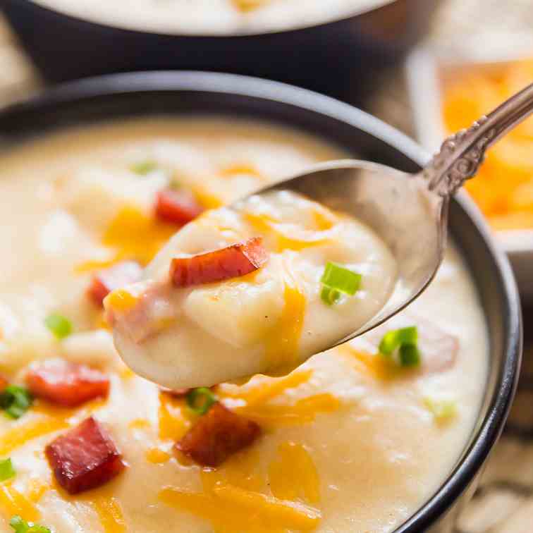 Leftover Ham and Potato Soup Recipe