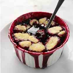 Blackberry Cobbler with Bisquick