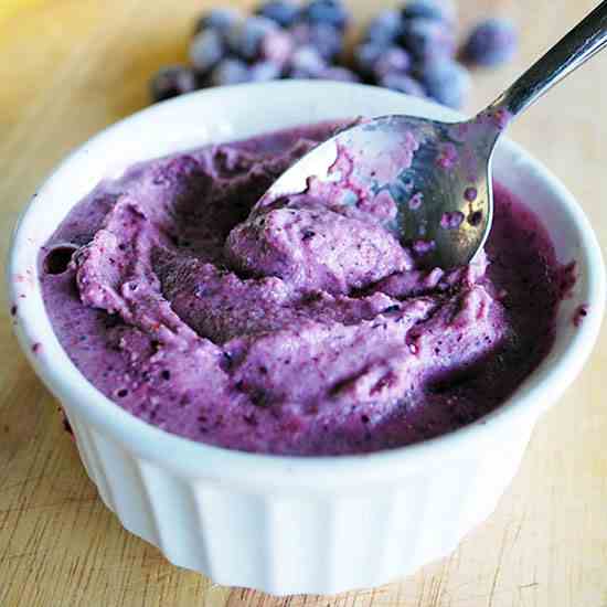 Blueberry Ice Cream